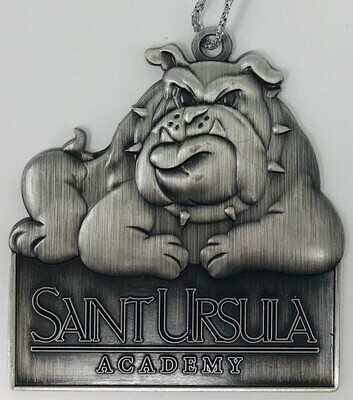 Bulldog Christmas Ornament
