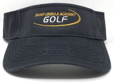 Golf Swoosh Visor, Color: Navy, Material: Relaxed Twill