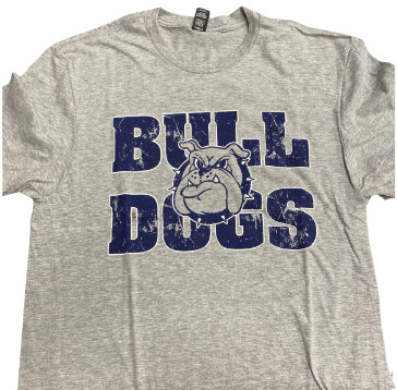 Bulldog 2 Lines T-Shirt, Size: Xsmall