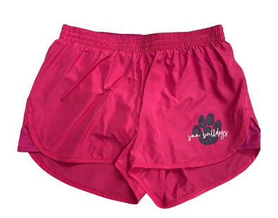 Pink Track Shorts