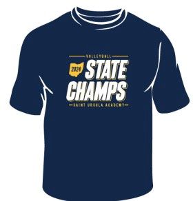 Volleyball State Champ ADULT Short Sleeve T-Shirt