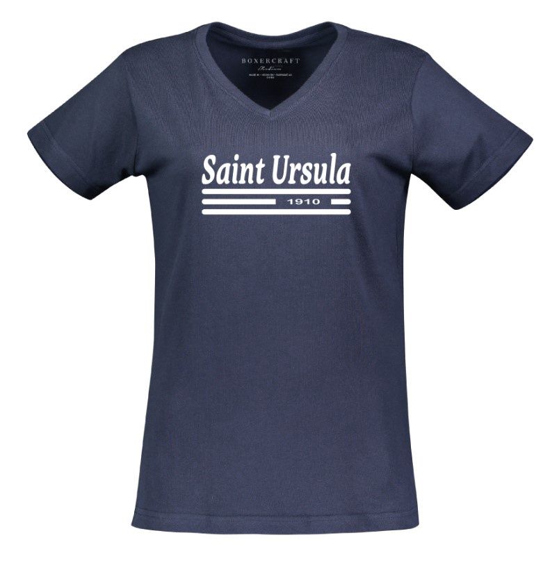 Saint Ursula V-Neck Tee