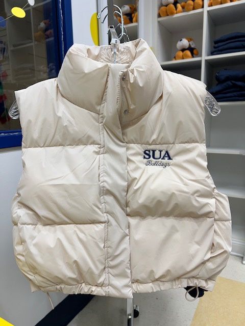 SUA Cropped Puffer Vest