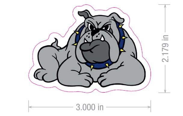Bulldog Sticker