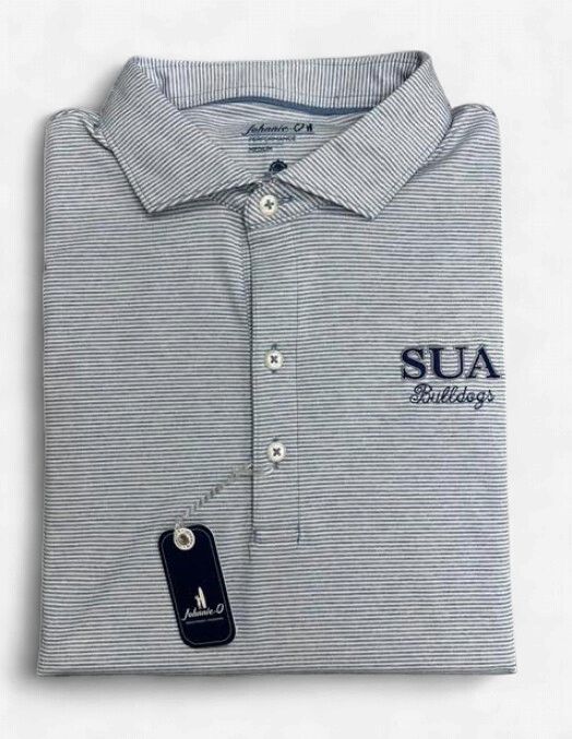 Men's Performance Jersey Polo - Lyndonn Stripe by Johnnie O