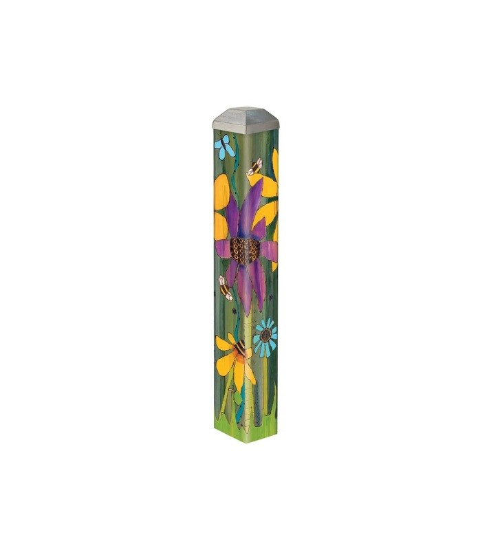 Mini Art Pole Peace Garden 10&quot;