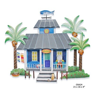 CARIBBEAN HOUSE BLUE