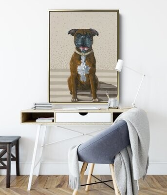 STRIPES ARE SLIMMING - PAPER PRINT 8X10 UNFRAMED