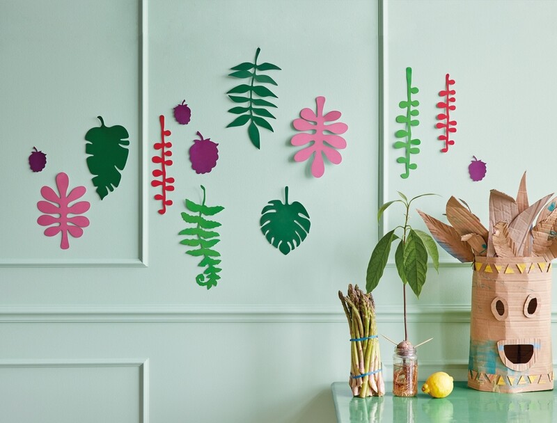 PAPER POP OUTS- TROPICAL LEAVES |  PUZZLE