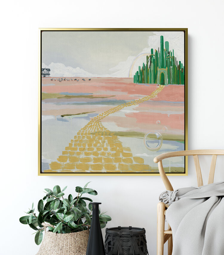 NO PLACE LIKE HOME - PAPER PRINT FRAMED 12X12