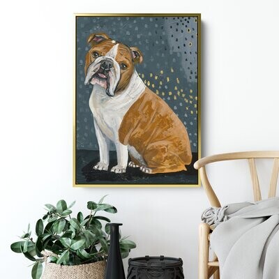 BULLDOG SMILE - PAPER PRINT 8X10 UNFRAMED