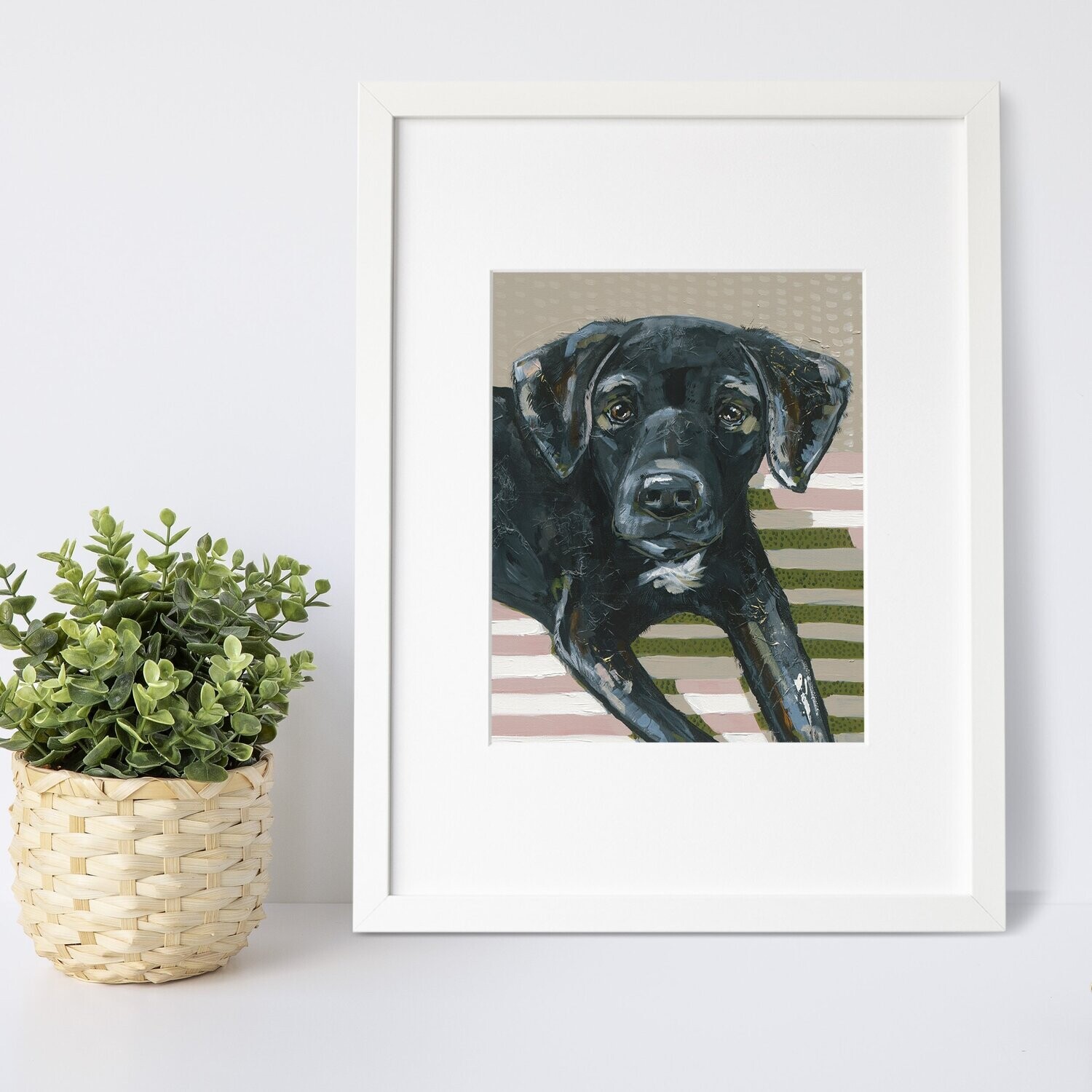 PUPPY EYES II - PAPER PRINT 8X10 UNFRAMED