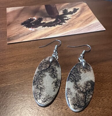 EARRING - FRACTAL BURN - SMALL