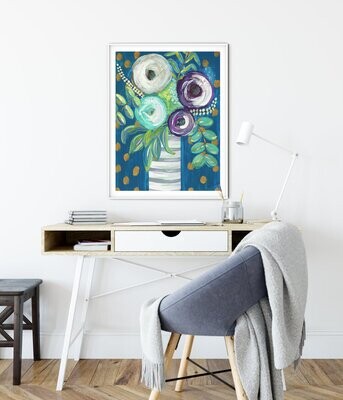 JUST BECAUSE I - FRAMED CANVAS 24X32