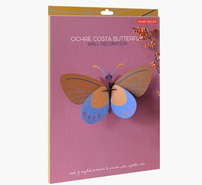 OCHRE COSTA BUTTERFLY - WALL DECORATION |  PUZZLE