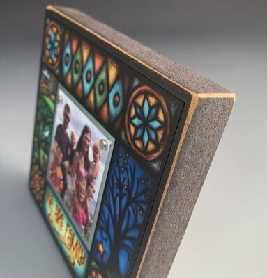 WE ARE FAMILY - WOOD ART PICTURE FRAME