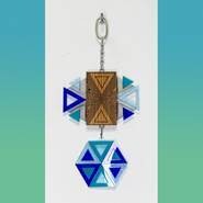 GLASSY BLUE SUNCATCHER