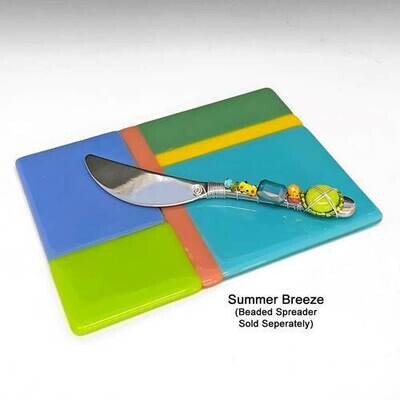 CHEESE PLATE WITH SPREADERS - SUMEER BREEZE