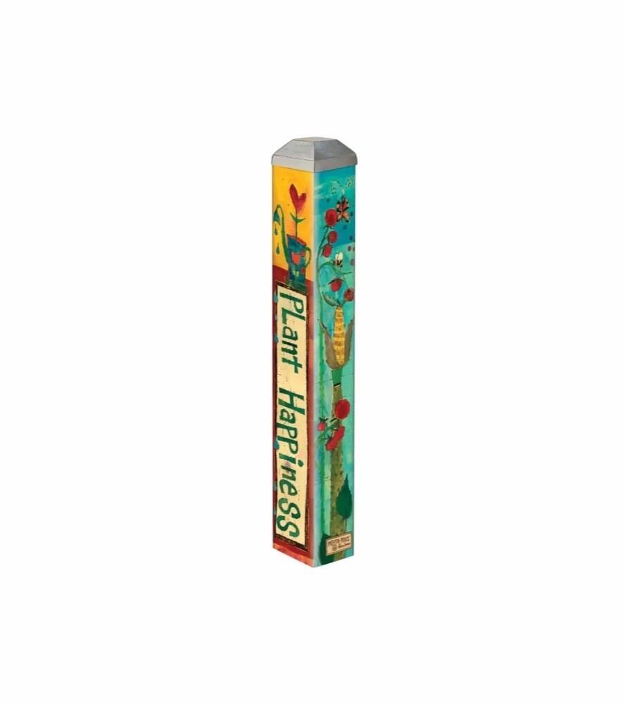 Mini Art Pole Plant Happiness 10&quot;