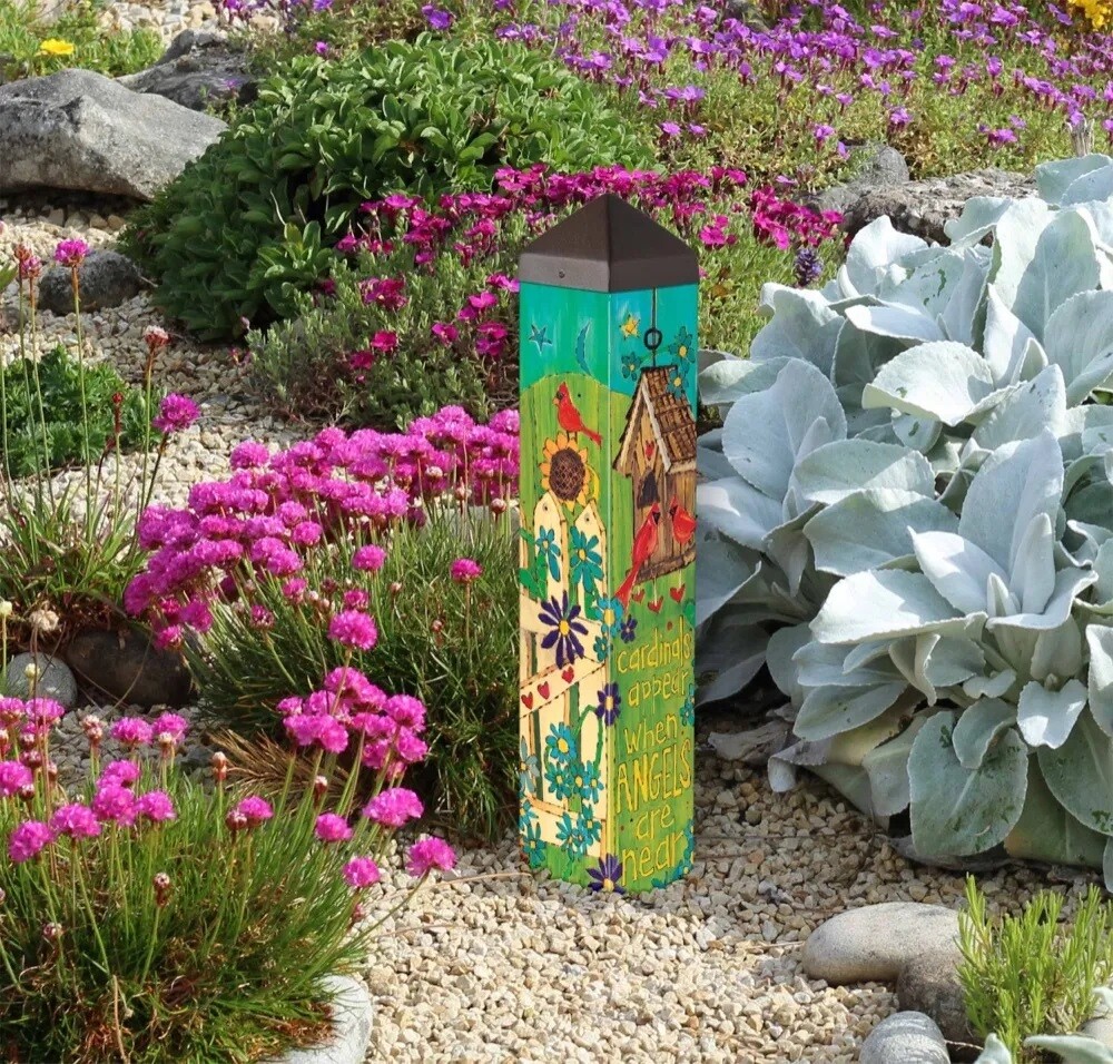 ART POLE 20&quot; - ANGELS AND CARDINALS