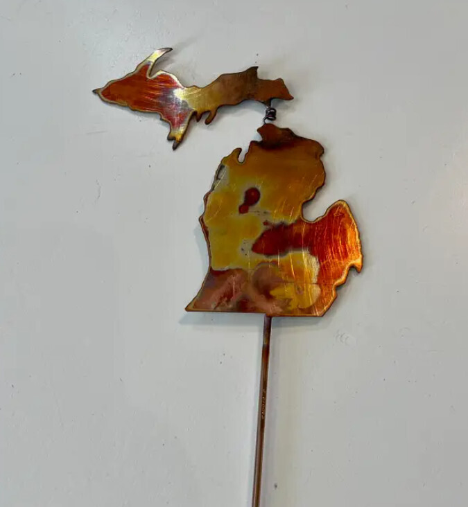 MICHIGAN GARDEN STAKE - BARE COPPER