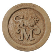CURLING CARP STONE STATUE - PLUMBED