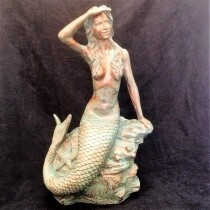 16&quot; Classic Mermaid - Bronze Patina