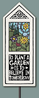 696 TO PLANT A GARDEN - GARDEN TILE STAKE