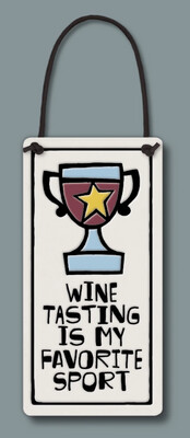 4091 WINE TAG - FAVORITE SPORT