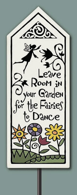 694 LEAVE ROOM - GARDEN TILE STAKE