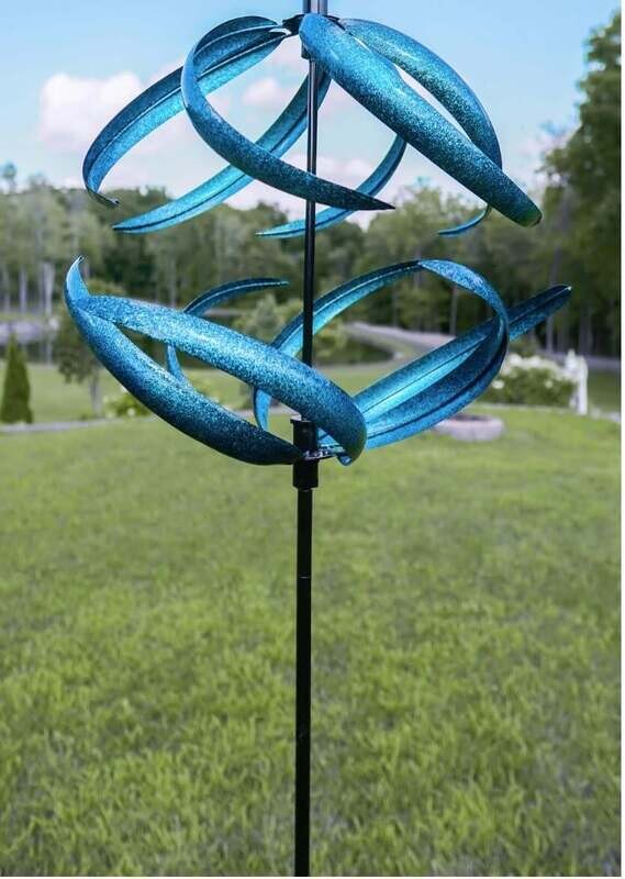 SPHERE WIND SPINNER - BLUE