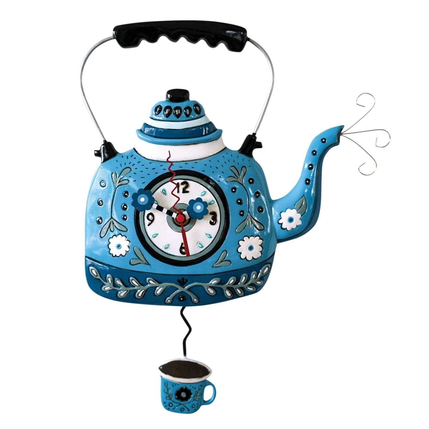 CLOCK KETTLE BLUE