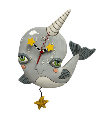 CLOCK NARLY NARWHAL (DISCONTINUED - LAST ONE)