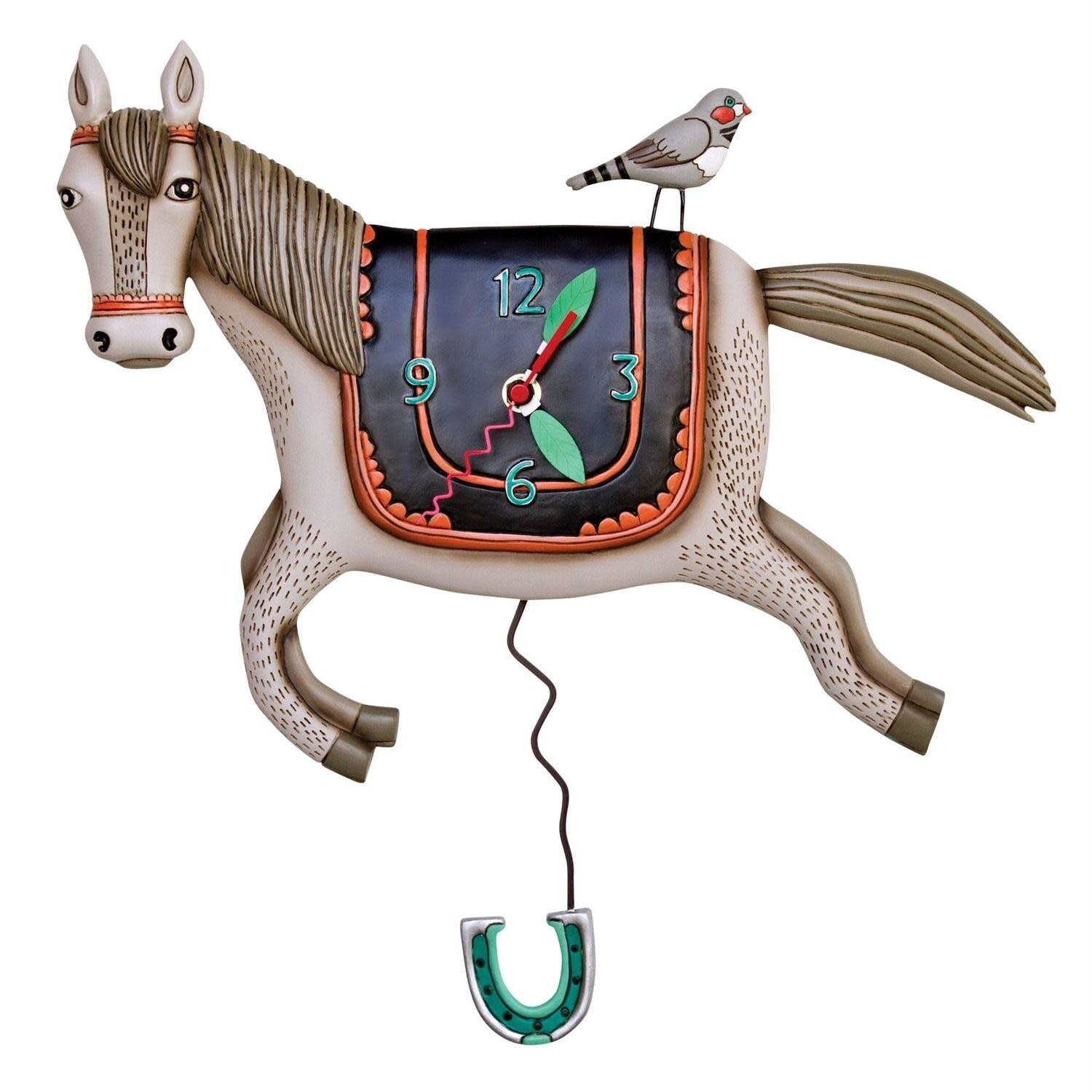 CLOCK WOAH HORSEY