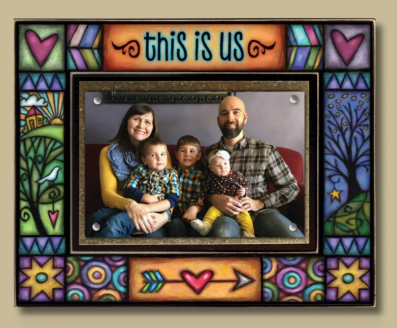 WAF72 THIS IS US - WOOD ART PICTURE FRAME