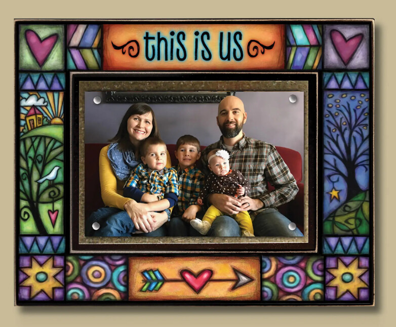 THIS IS US - WOOD ART PICTURE FRAME