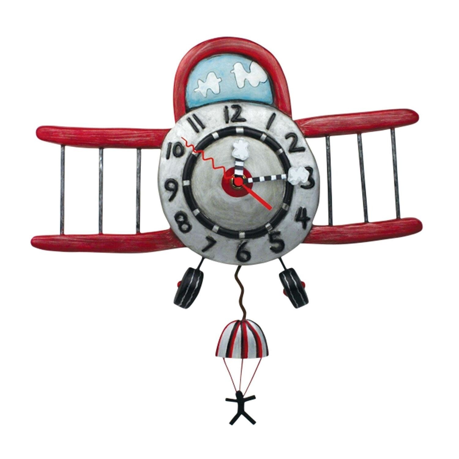 CLOCK AIRPLANE JUMPER