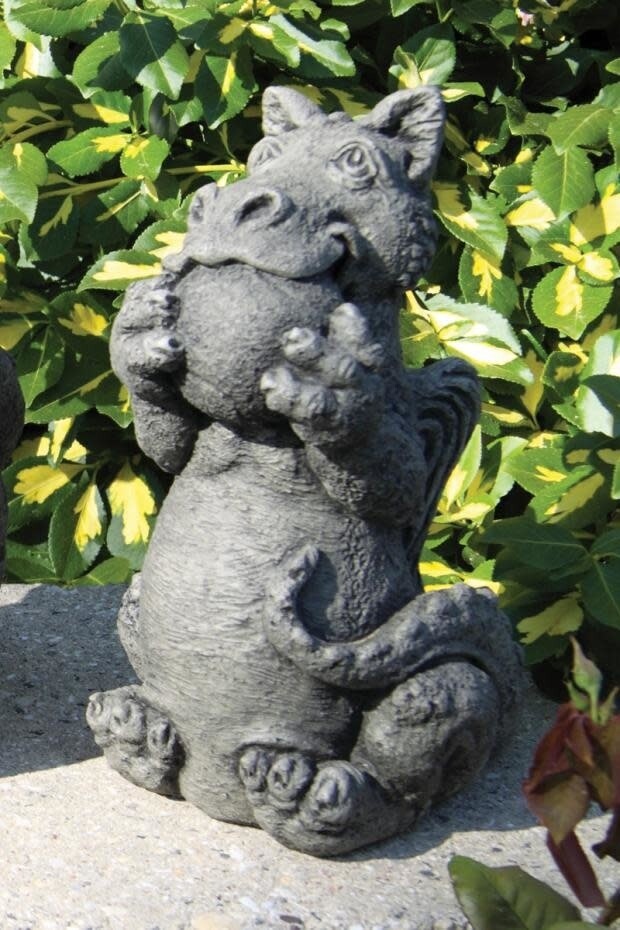 LIL DRAGON PLAYING BALL