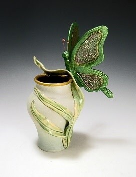 BUTTERFLY VASE