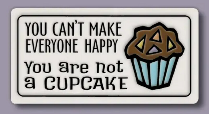 959 MAGNET NOT A CUPCAKE