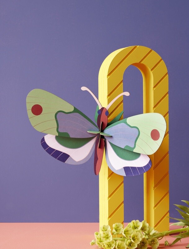 MINT FOREST BUTTERFLY - WALL DECORATION| PUZZLE