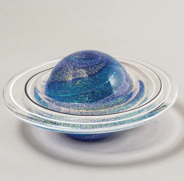PAPERWEIGHT RINGS OF SATURN