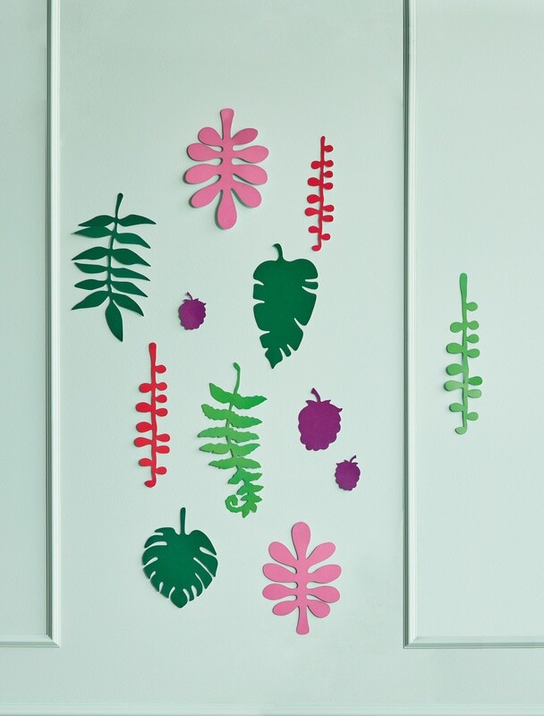 PAPER POP OUTS- TROPICAL LEAVES |  PUZZLE