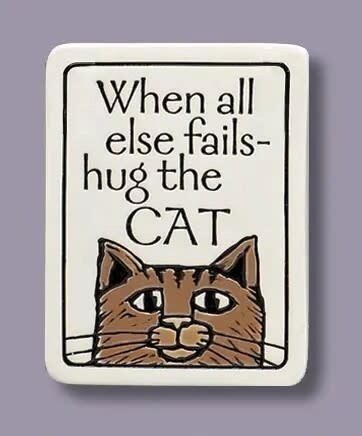 966 MAGNET HUG THE CAT