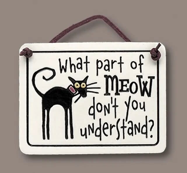 MINI CHARMER - WHAT PART OF MEOW ...