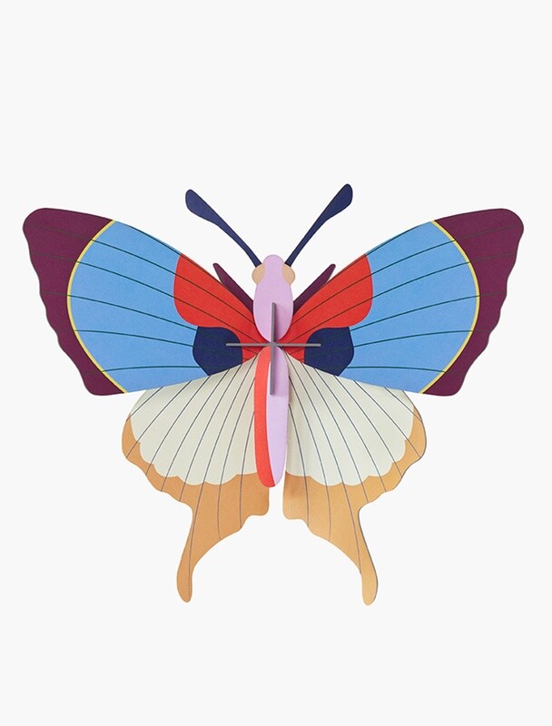 PLUM FRINGE BUTTERFLY - WALL DECORATION| PUZZLE