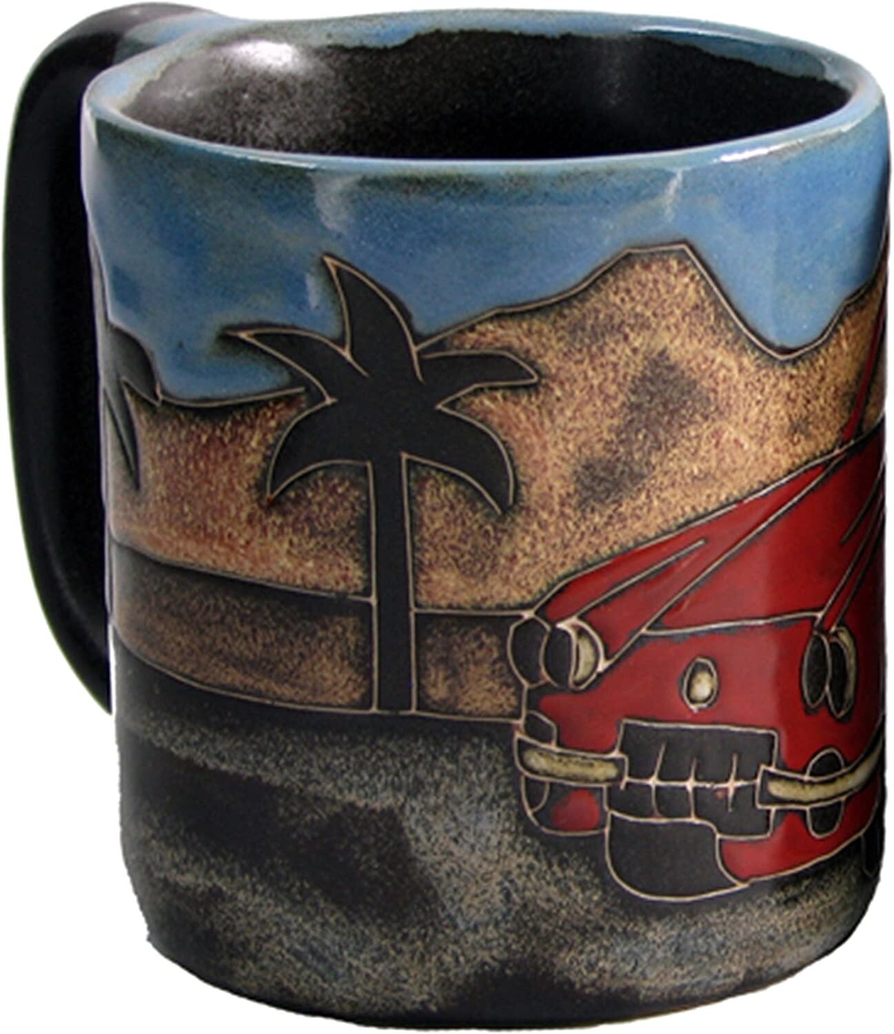 MARA STONEWARE MUG - SPORTS CAR