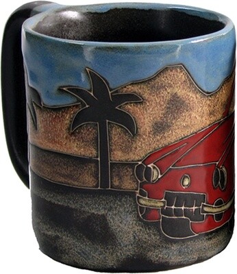 MARA STONEWARE MUG - SPORTS CAR