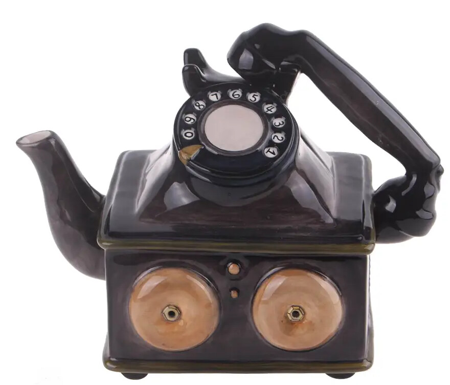 TELEPHONE TEAPOT