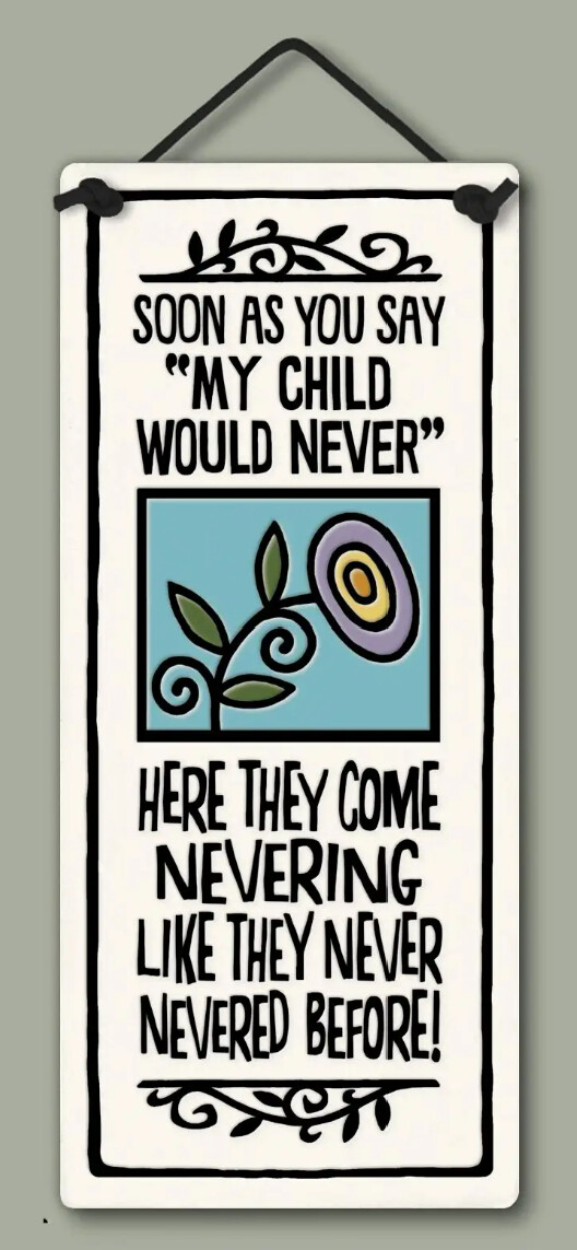 NEVERING - HANGING WALL PLAQUE